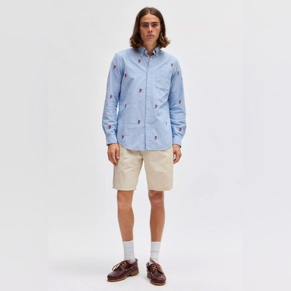 NWT Polo Ralph Lauren Classic Embroidered Icon Long Sleeve Oxford Shirt - Picture 3 of 6